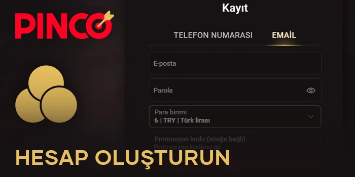 Plinko oynamak için Pinco online casinoda hesap açın